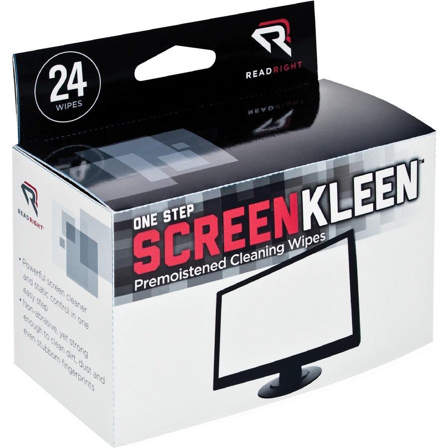 Read Right One Step CRT Screen Cleaning Wipes
