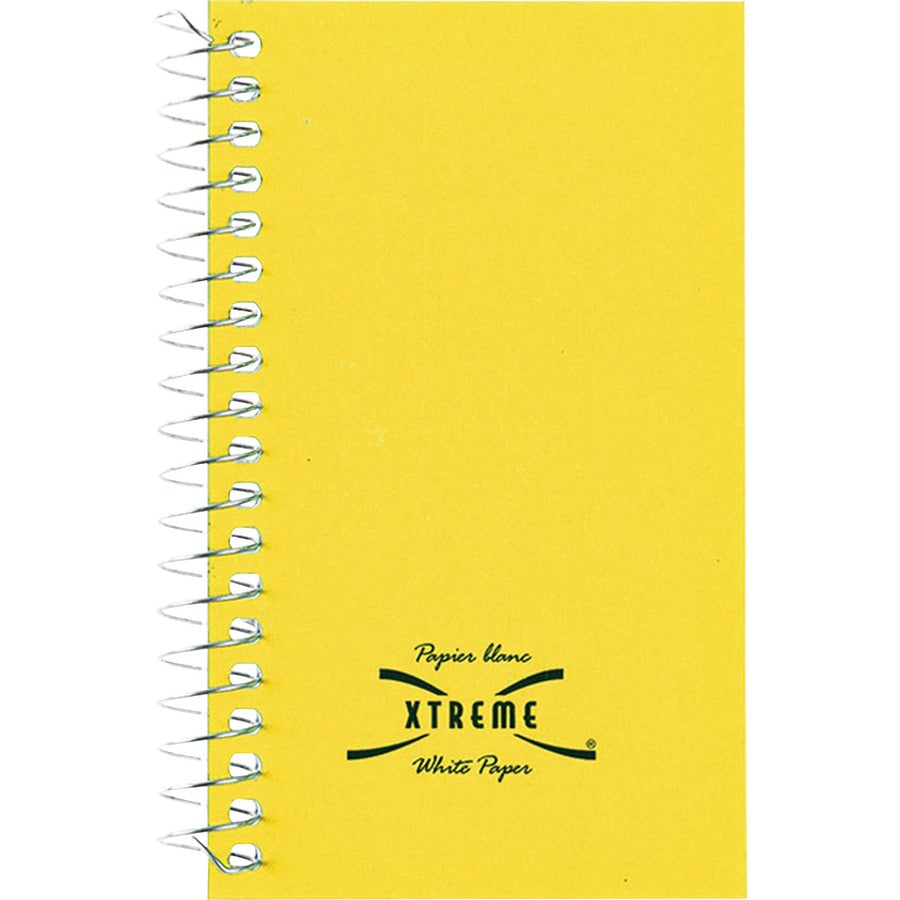60 Sheets - Spiral - 3" x 5" Sheet Size - Bright White Paper - Assorted Cover - 1 Each