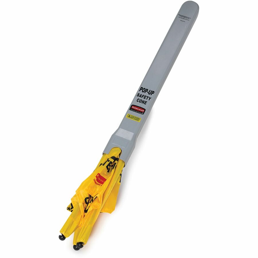 Rubbermaid Commercial Multi-Lingual Caution Safety Cone