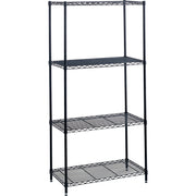 Shelving Wire Ind Starter Blk