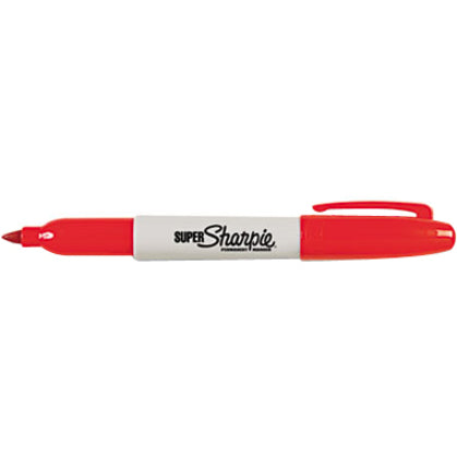 Bold Marker Point - Red Ink - Alcohol Based - 1 Dozen