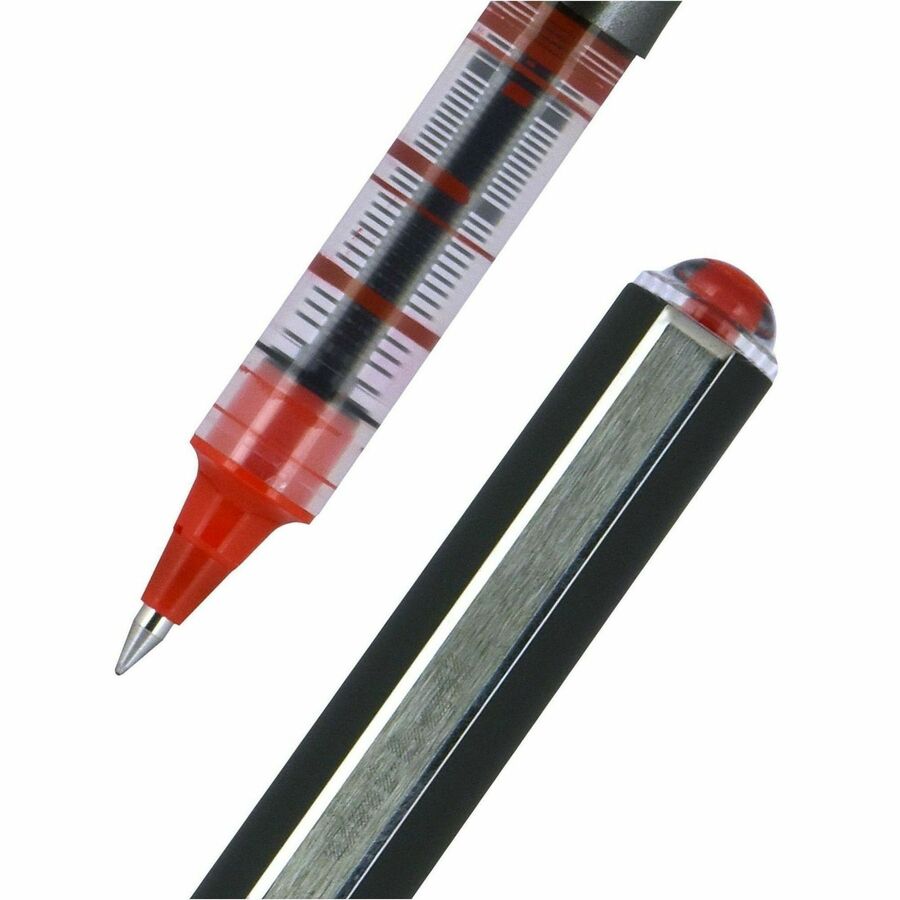 uniball™ Vision Rollerball Pens - 0.5 mm Micro Pen Point - Red Ink - 1 Dozen