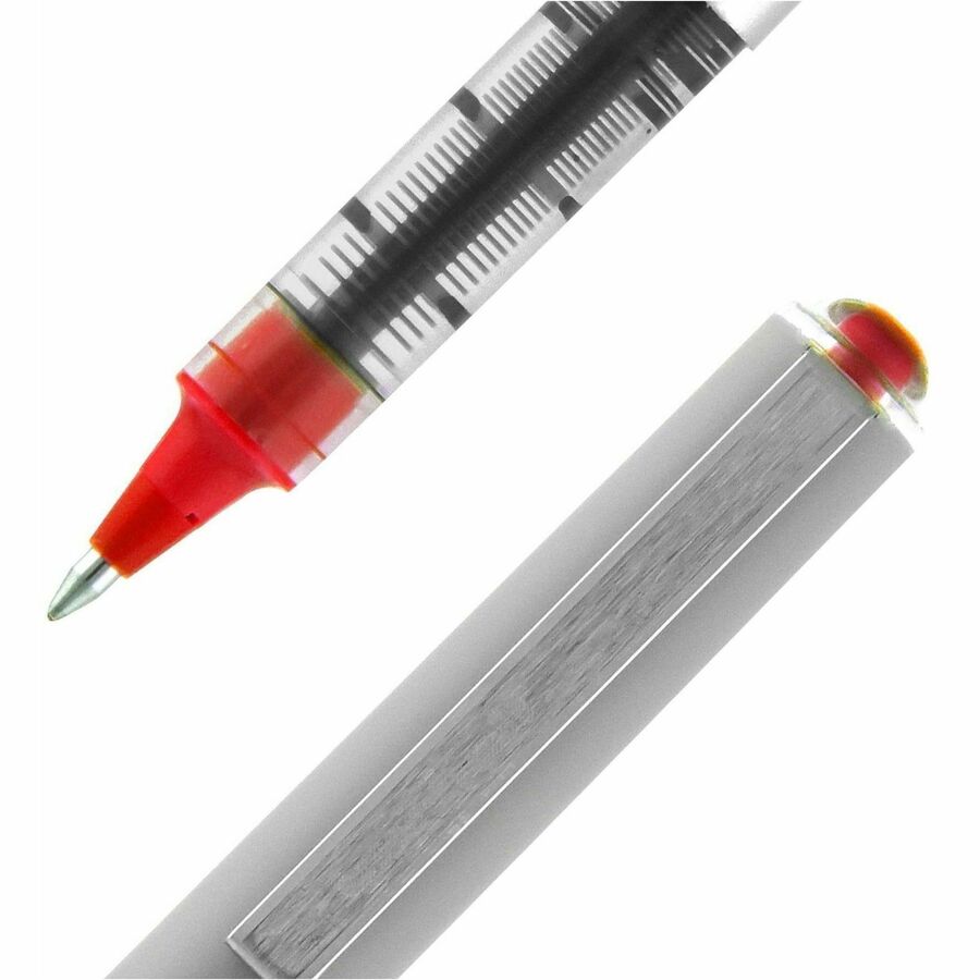 uniball™ Vision Rollerball Pens - 0.7 mm Fine Pen Point - Red Ink - 1 Dozen