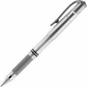 uniball™ Signo Gel Impact Pen - 1 mm Bold Pen Point - Metallic Silver Ink - Gel-based - 1 Each