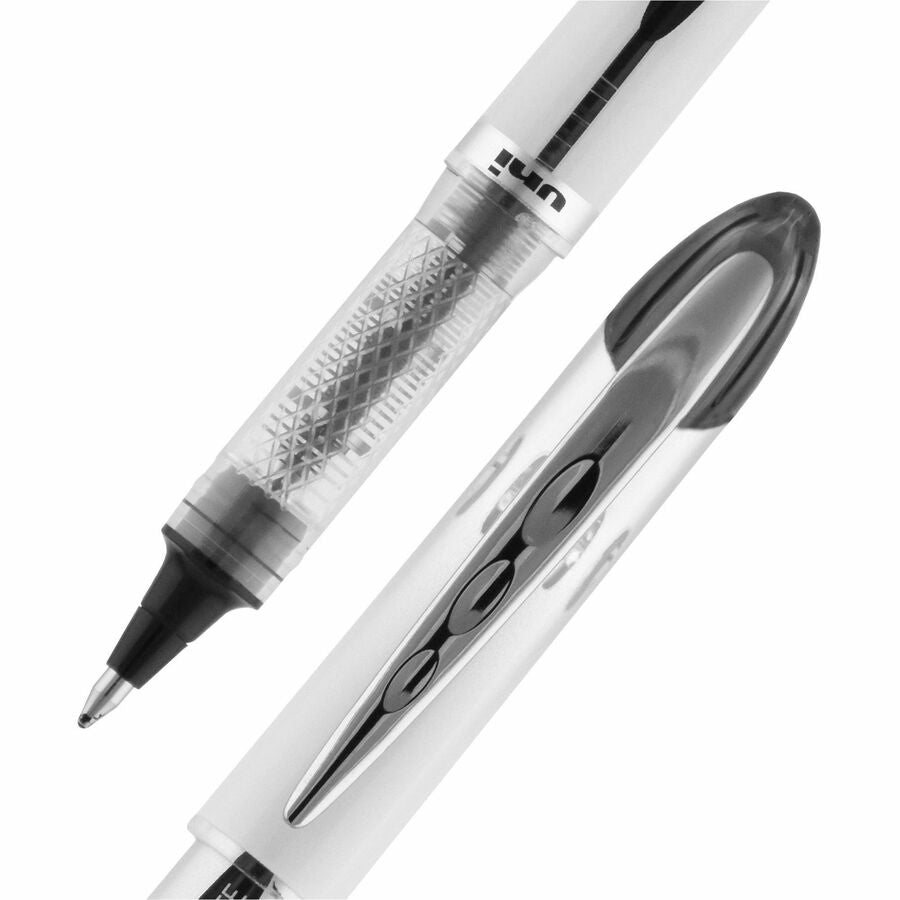 0.8 mm Bold Pen Point - Refillable - Black Ink - Gel-based - 1 Each