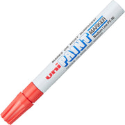 uniball™ uni-Paint PX-20 Oil-Based Paint Marker - Medium Marker Point - Red Ink - Oil Based - White Barrel - 1 Each