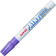 uniball™ uni-Paint PX-20 Oil-Based Paint Marker - Medium Marker Point - Violet Ink - Oil Based - White Barrel - 1 Each
