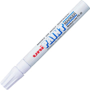 uniball™ uni-Paint PX-20 Oil-Based Paint Marker - Medium Marker Point - White Ink - Oil Based - White Barrel - 1 Each