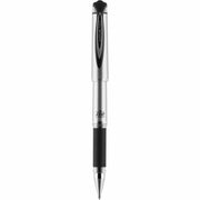 uniball™ 207 Impact Gel Pen - 1 mm Bold Pen Point - Refillable - Black Ink - Gel-based - Silver Barrel - 1 Dozen