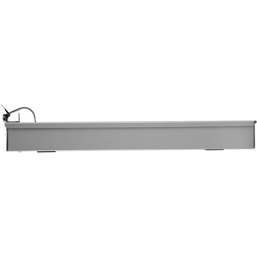 Saunders Cruiser Mate Form Holder with Storage - 1" Clip Capacity - Storage for Stationary - 8 1/2" x 12" Sheet Size - Aluminum - Silver - 1 Each