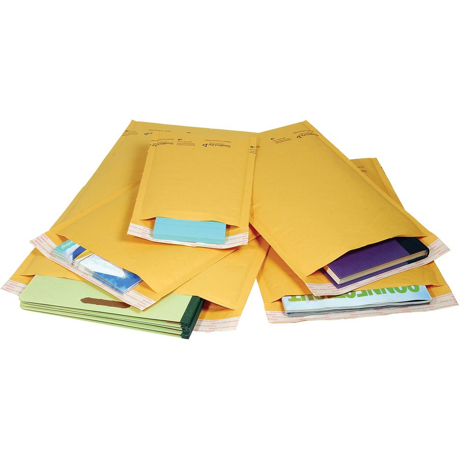 Sealed Air JiffyLite Cellular Cushioned Mailers - Bubble - #6 - 12 1/2" Width x 19" Length - Peel & Seal - Kraft - Kraft - 50 / Carton