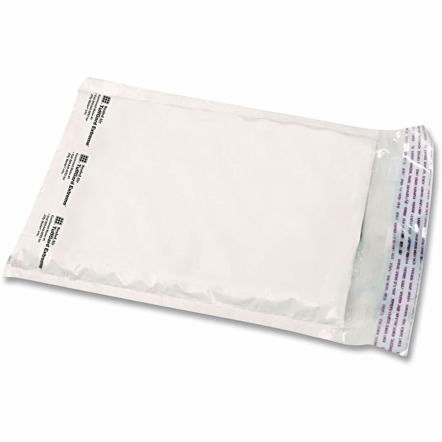 Bubble - #4 - 9 1/2" Width x 14 1/2" Length - Self-sealing - White - Kraft - 100 / Carton