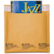 CD/DVD - 7 1/4" Width x 8" Length - Peel & Seal - Satin Gold - Kraft - 25 / Carton