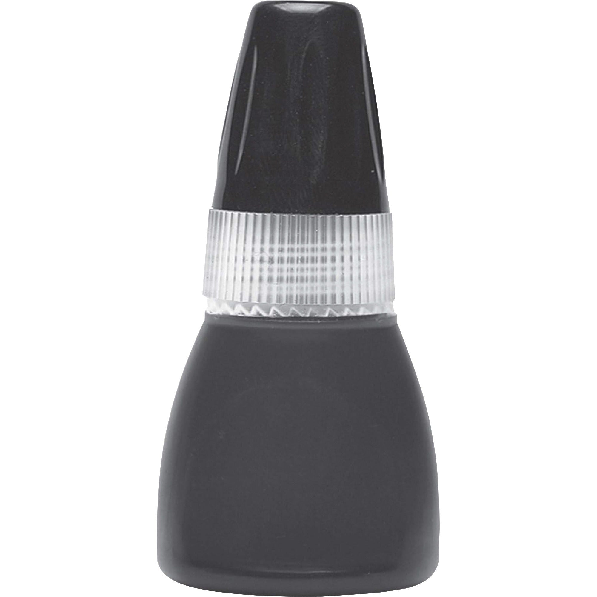 Xstamper 10 ml Bottle Refill Inks - Black Ink - 0.34 fl oz - Black - 1 Each