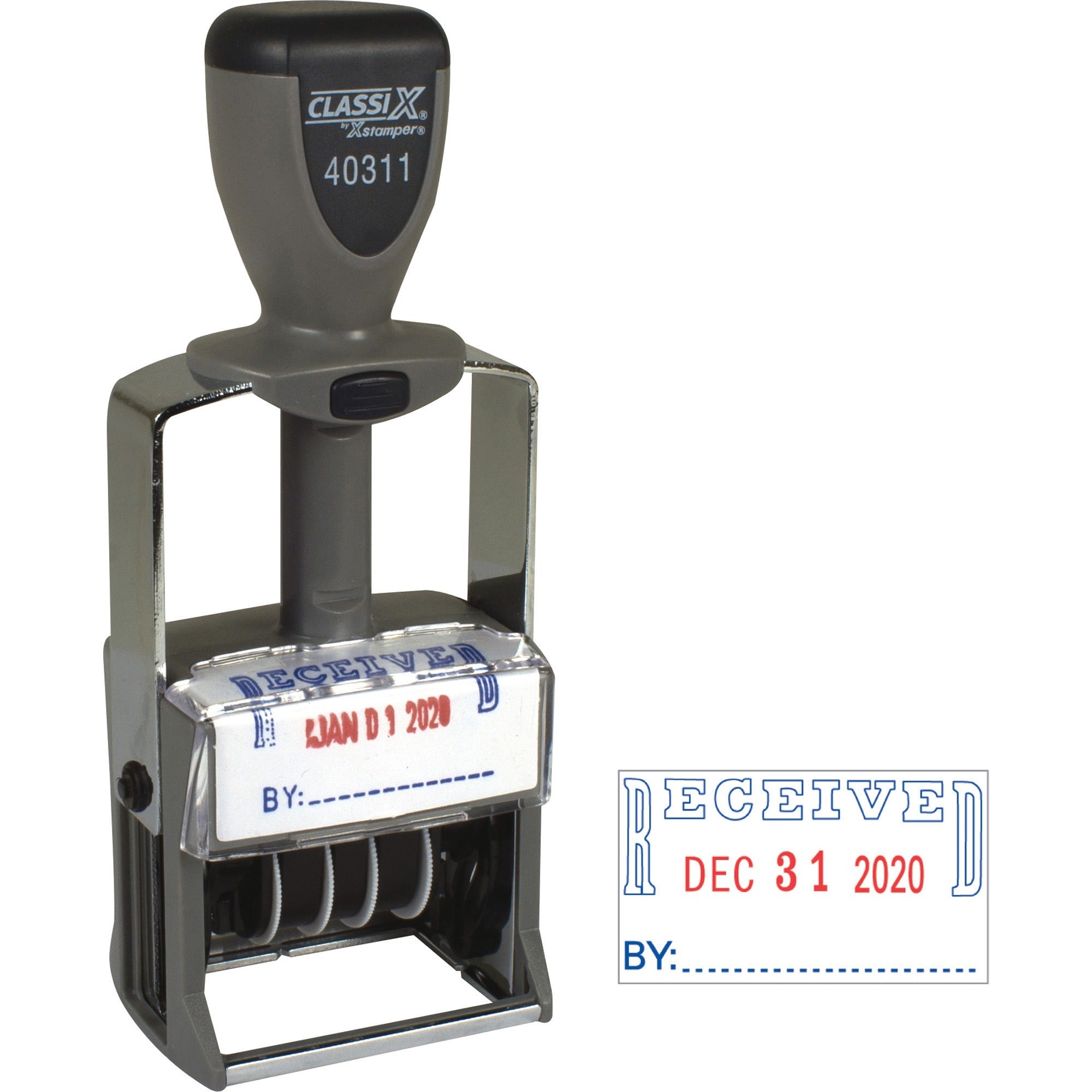 ClassiX by Xstamper Heavy-duty RECEIVED Self-Ink Dater