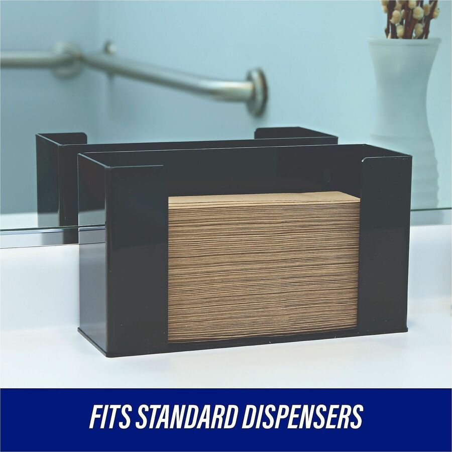 1 Ply - Multifold - 9.25" Width x 9.40" Length - embossed design - Natural - Paper, Fiber - 250 Sheets/Pack - 16 / Carton