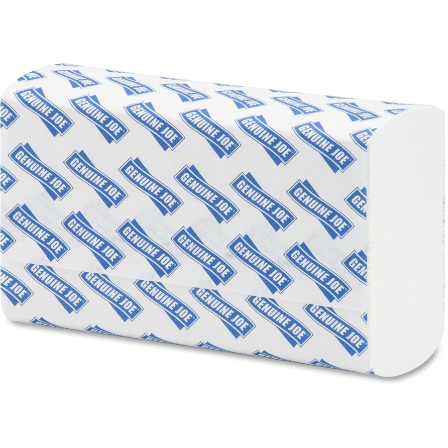 1 Ply - Multifold - 9.20" Width x 9.40" Length - embossed design - White - Paper, Fiber - 250 Sheets/Pack - 16 / Carton