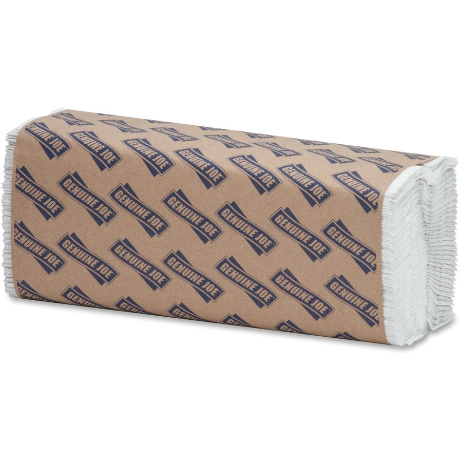 1 Ply - C-fold - 13" Width x 10" Length - embossed design - White - Fiber, Paper - 200 Sheets/Pack - 12 / Carton