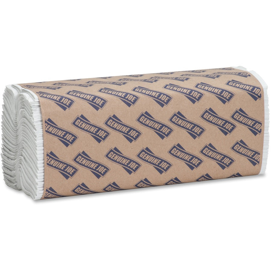 1 Ply - C-fold - 13" Width x 10" Length - embossed design - White - Fiber, Paper - 200 Sheets/Pack - 12 / Carton