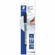 0.6 mm Fine Marker Point - Refillable - Washable - Black Ink - Water Based - Black Polypropylene Barrel - Writing - 10 / Box