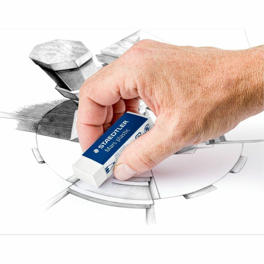 White - Plastic - 0.9" Width x 0.5" Height x 0.9" Depth x 2.5" Length - 20 / Box - Latex-free, Non-smudge, Smear Resistant, Tear Resistant