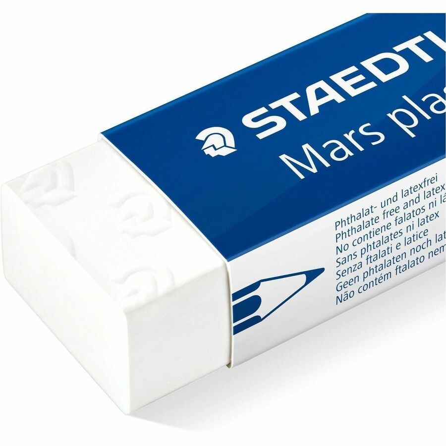 White - Plastic - 0.9" Width x 0.5" Height x 0.9" Depth x 2.5" Length - 20 / Box - Latex-free, Non-smudge, Smear Resistant, Tear Resistant