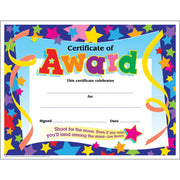 "Certificate of Award" - 8.5" Width x 11" Length - 30 / Pack