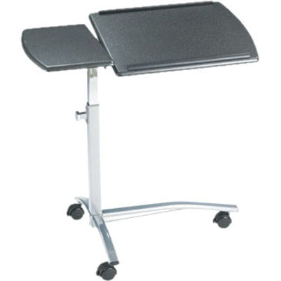Rectangle Top - Adjustable Height - 27" to 38" Adjustment - 15" Table Top Length x 29.50" Table Top Width - Assembly Required - Charcoal Black - Steel Frame Material - 1 Each