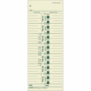 3.50" x 9" Sheet Size - Manila - Manila Sheet(s) - Green Print Color - 500 / Box