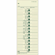 3.50" x 9" Sheet Size - Manila - Manila Sheet(s) - Green Print Color - 500 / Box