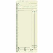 3.37" x 8.25" Sheet Size - Manila - Manila Sheet(s) - Green Print Color - 500 / Box