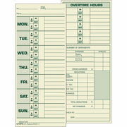 Double Sided Sheet - 3.50" x 8.50" Sheet Size - Yellow - Manila Sheet(s) - Green Print Color - 500 / Box