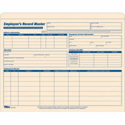 TOPS Letter Record Jacket - 9 1/2" x 11 3/4" , 8 1/2" x 11" - 10 pt. - Manila - Manila - Preprinted - 20 / Pack