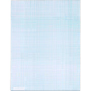 TOPS Graph Pad - 50 Sheets - Both Side Ruling Surface - 20 lb Basis Weight - Letter - 8 1/2" x 11" Sheet Size - White Paper - 1 Pad