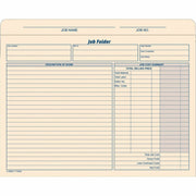 8 1/2" x 11" - Manila - Preprinted - 20 / Pack
