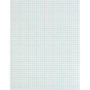 50 Sheets - Glue - Both Side Ruling Surface - 20 lb Basis Weight - Letter - 8 1/2" x 11" Sheet Size - White Paper - 1 Pad