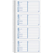 Wire Bound - 2 Part - Carbonless Copy - 2.75" x 5" Form Size - 5.50" x 11" Sheet Size - White, Yellow - Blue, Red Print Color - 1 Each