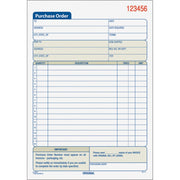 TOPS Carbonless 2-Part Purchase Order Books - 50 Sheet(s) - 2 Part - Carbonless Copy - 5.56" x 7.93" Sheet Size - Assorted Sheet(s) - 1 Each
