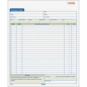 TOPS Carbonless 2-Part Purchase Order Books - 50 Sheet(s) - Wire Bound - 2 Part - Carbonless Copy - 8.38" x 10.19" Sheet Size - Assorted Sheet(s) - 1 Each