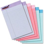 TOPS Prism Plus Legal Pads - Jr.Legal - 50 Sheets - 0.28" Ruled - 16 lb Basis Weight - Jr.Legal - 5" x 8" Sheet Size - Assorted Paper - Perforated, Hard Cover, Rigid, Easy Tear - 1 Pack
