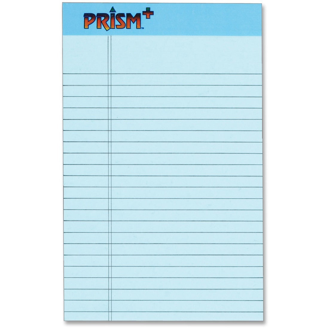 50 Sheets - 0.28" Ruled - 16 lb Basis Weight - Jr.Legal - 5" x 8" Sheet Size - Blue Paper - Hard Cover, Perforated, Rigid, Easy Tear - 12 / Pack