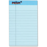 50 Sheets - 0.28" Ruled - 16 lb Basis Weight - Jr.Legal - 5" x 8" Sheet Size - Blue Paper - Hard Cover, Perforated, Rigid, Easy Tear - 12 / Pack