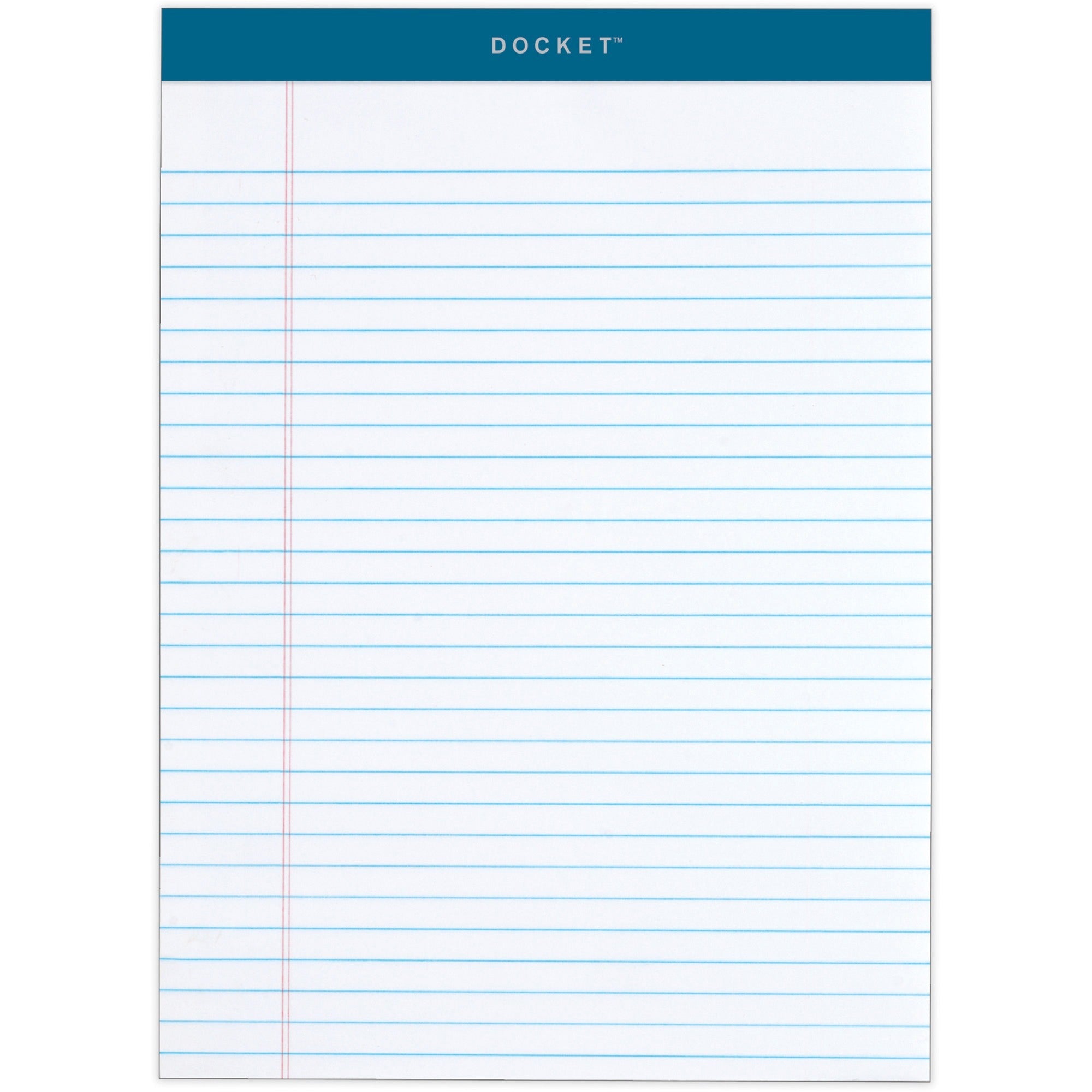 50 Sheets - Double Stitched - 0.34" Ruled - 16 lb Basis Weight - 8 1/2" x 11 3/4" Sheet Size - White Paper - Marble Green Binding - Perforated, Hard Cover, Resist Bleed-through - 12 / Pack