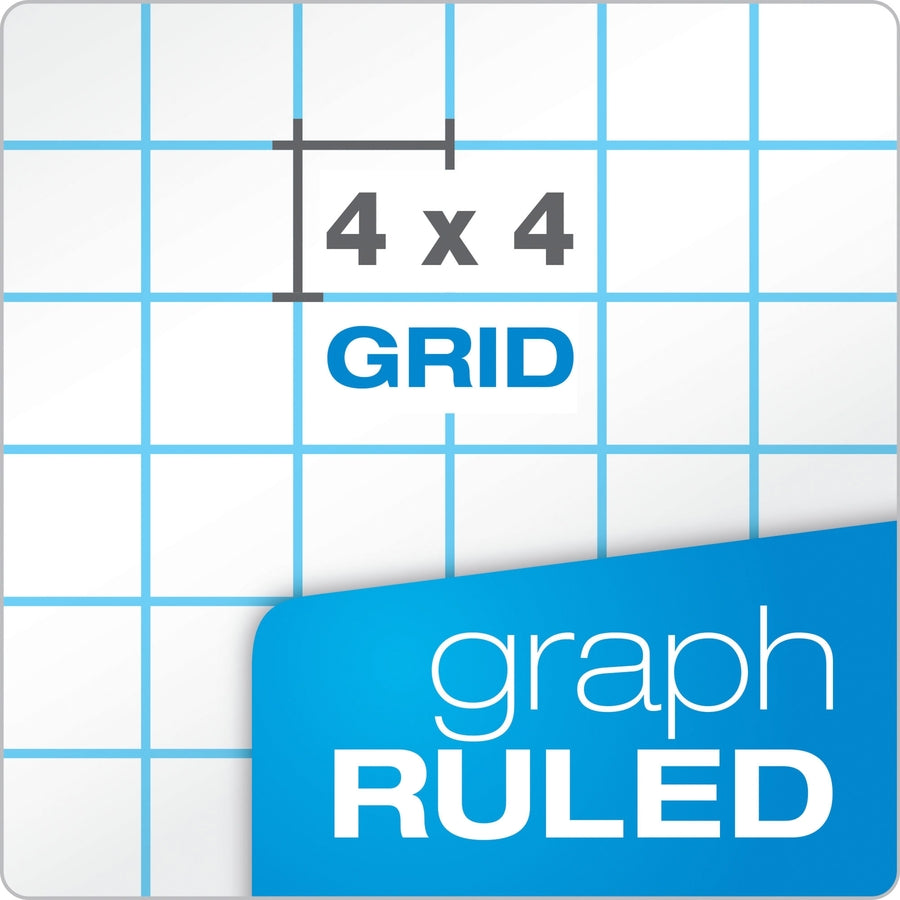 70 Sheets - Wire Bound - 8 1/2" x 11 3/4" Sheet Size - White Paper - Chipboard Cover - Perforated, Hard Cover - 1 Each
