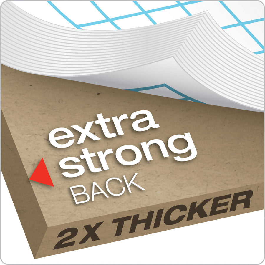 70 Sheets - Wire Bound - 8 1/2" x 11 3/4" Sheet Size - White Paper - Chipboard Cover - Perforated, Hard Cover - 1 Each