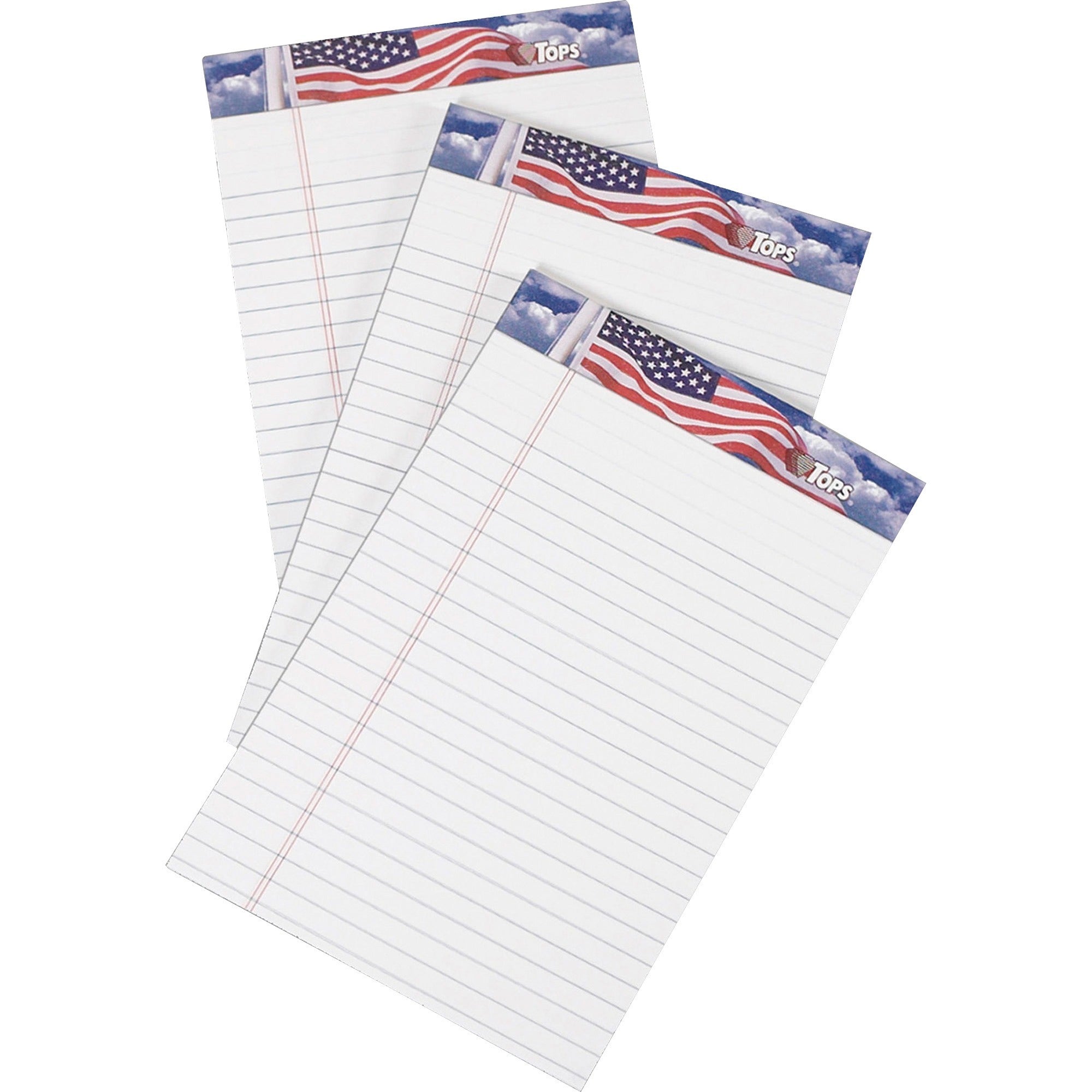 50 Sheets - Strip - 16 lb Basis Weight - Jr.Legal - 5" x 8" Sheet Size - White Paper - Perforated, Bleed Resistant - 3 / Pack