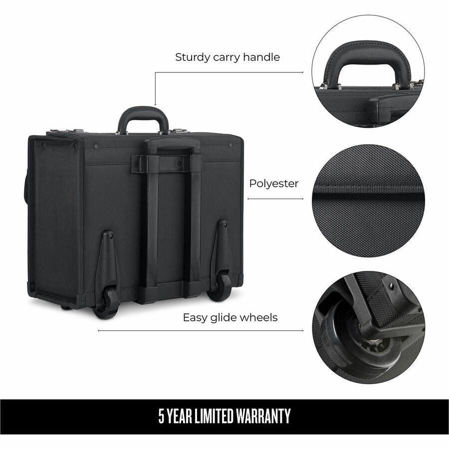 Solo Classic Carrying Case (Roller) for 17" Notebook - Black