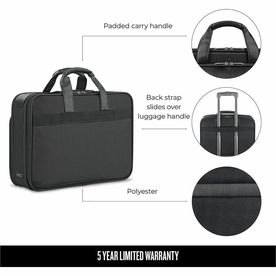 Ballistic Polyester Body - Shoulder Strap, Handle - 12.8" Height x 18.3" Width x 6" Depth - 1 Each