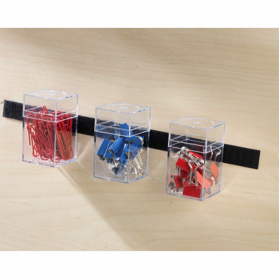 15 ft Length x 0.75" Width - Black - For Mount Picture/Poster, Home, School, Wall, Glass, Plastic - 1 Roll