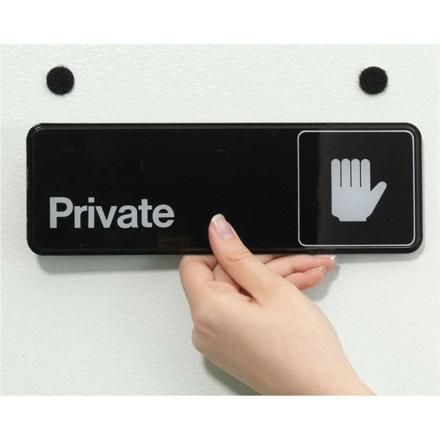 0.62" Diameter - Black - For Mounting, Multi Surface, Smooth Surface, Hanging, Indoor, Outdoor, Metal, Glass - 50 / Pack